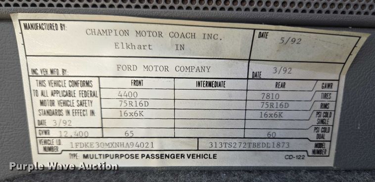 image for item ET1383 1993 Telstar  TS273 RV