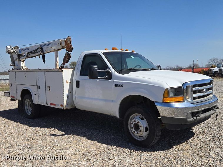 image for item ET1490 2001 Ford F450 Super Duty XL utility / service truck