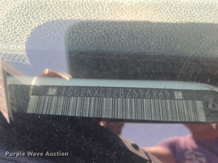 image for item ET1491 2011 Chevrolet Silverado 2500HD  Ext. Cab pickup truck