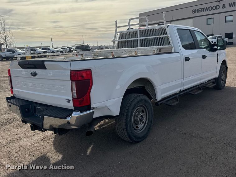 image for item ET1719 2021 Ford F250 Super Duty XL Crew Cab pickup truck