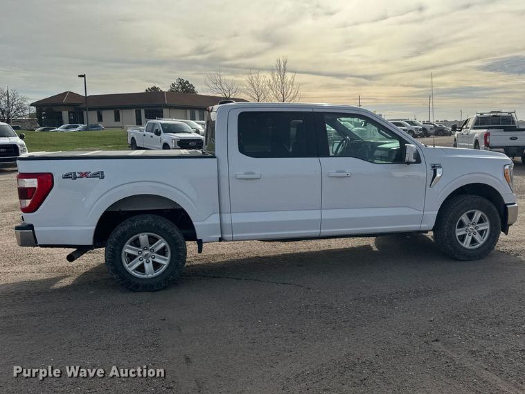 image for item ET1720 2021 Ford F150 Crew Cab pickup truck