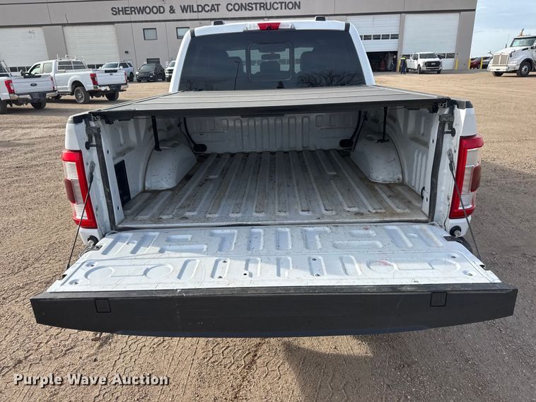 image for item ET1720 2021 Ford F150 Crew Cab pickup truck