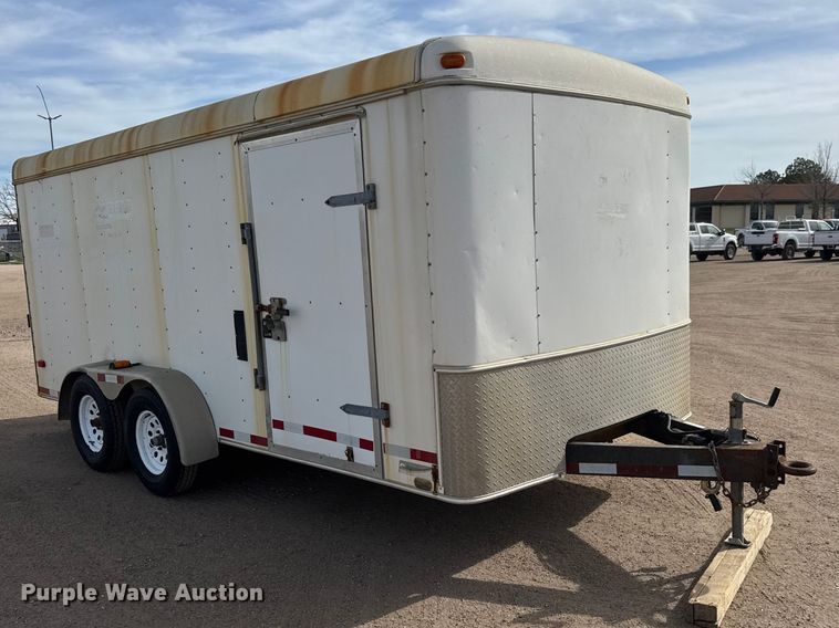image for item ET1722 2003 Swes Enclosed cargo trailer