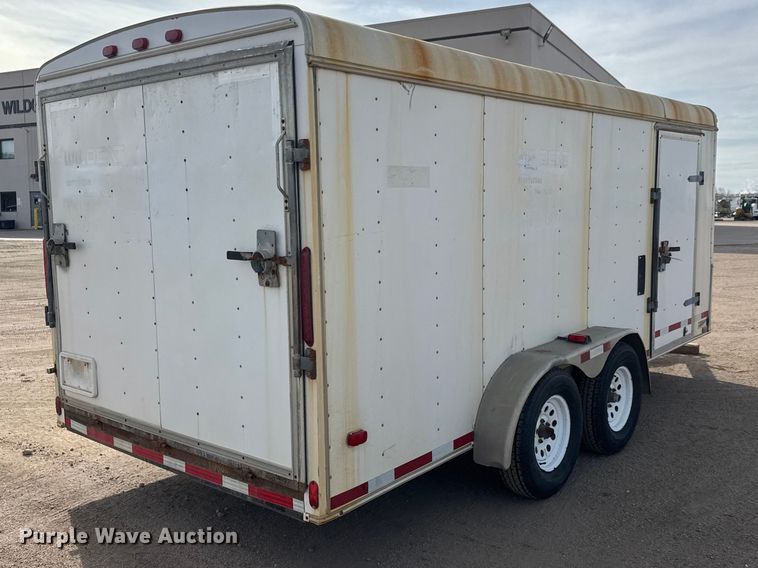 image for item ET1722 2003 Swes Enclosed cargo trailer
