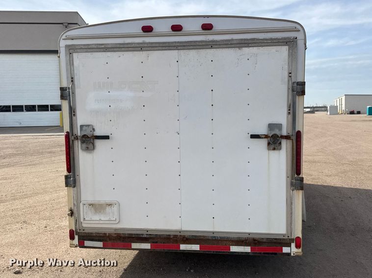image for item ET1722 2003 Swes Enclosed cargo trailer