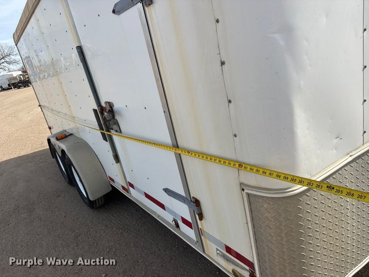 image for item ET1722 2003 Swes Enclosed cargo trailer