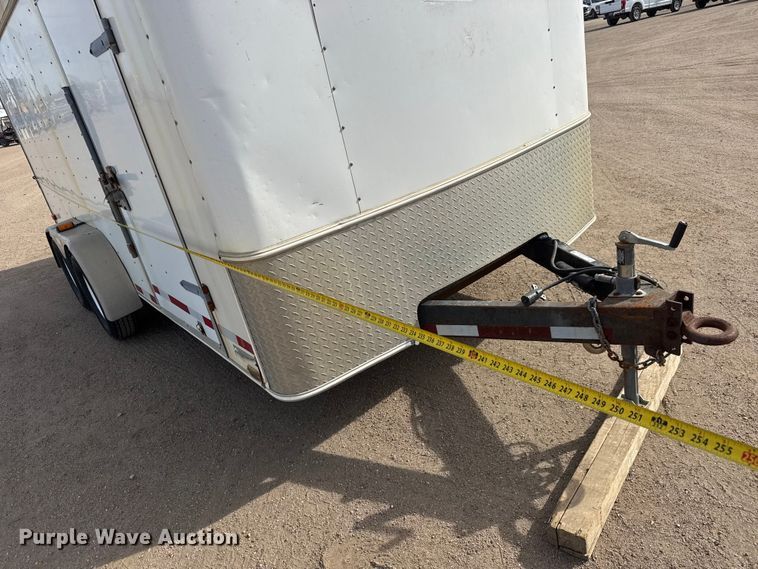 image for item ET1722 2003 Swes Enclosed cargo trailer