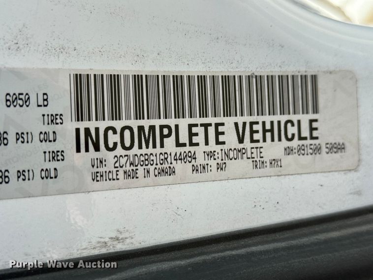 image for item ET1733 2016 Dodge Grand Caravan handicap accessible van