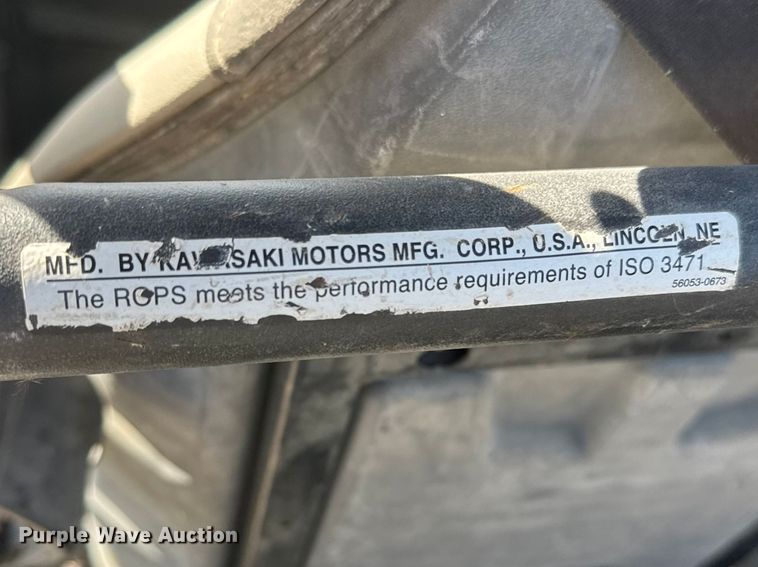 image for item ET1799 2015 Kawasaki 800 utility vehicle