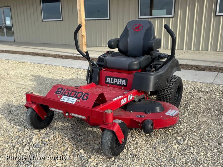 image for item ET1854 Big Dog Alpha 935999 ZTR lawn mower