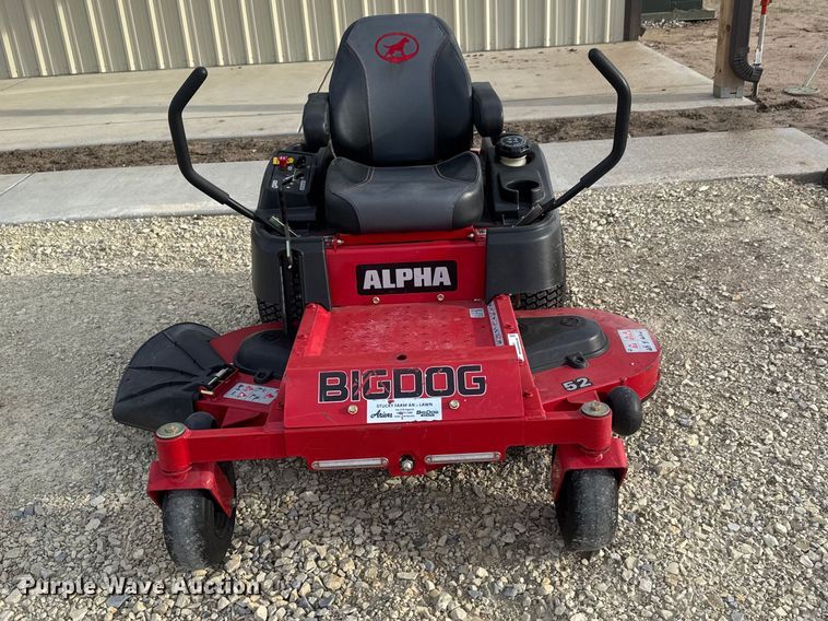 image for item ET1854 Big Dog Alpha 935999 ZTR lawn mower