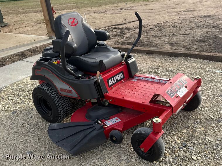 image for item ET1854 Big Dog Alpha 935999 ZTR lawn mower