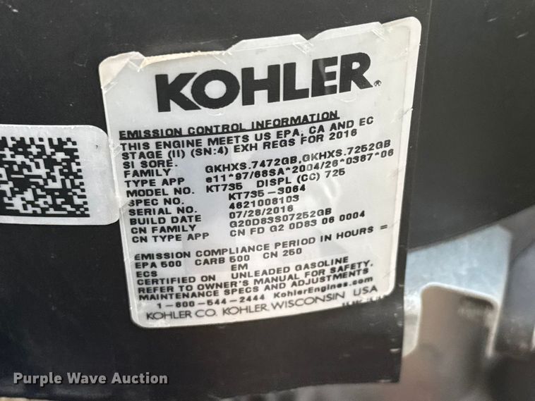 image for item ET1854 Big Dog Alpha 935999 ZTR lawn mower