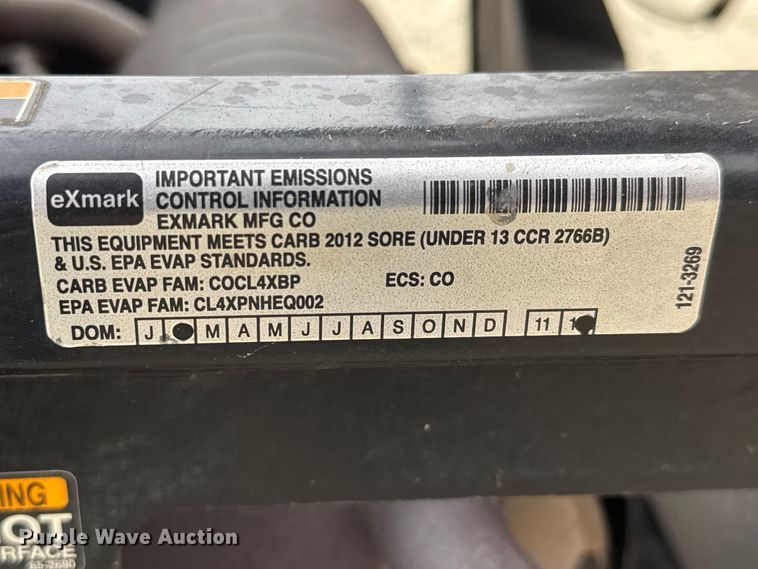 image for item ET1858 EXmark Navigator ZTR lawn mower