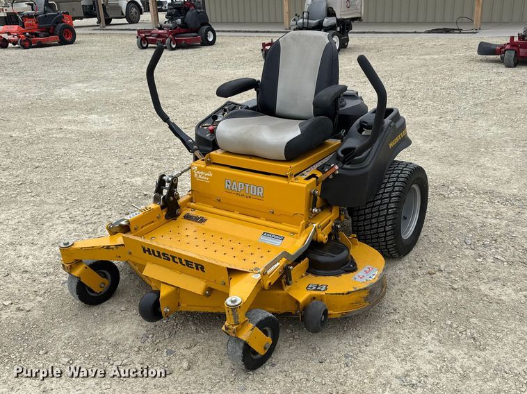 image for item ET1861 2016 Hustler Raptor Flip Up ZTR lawn mower
