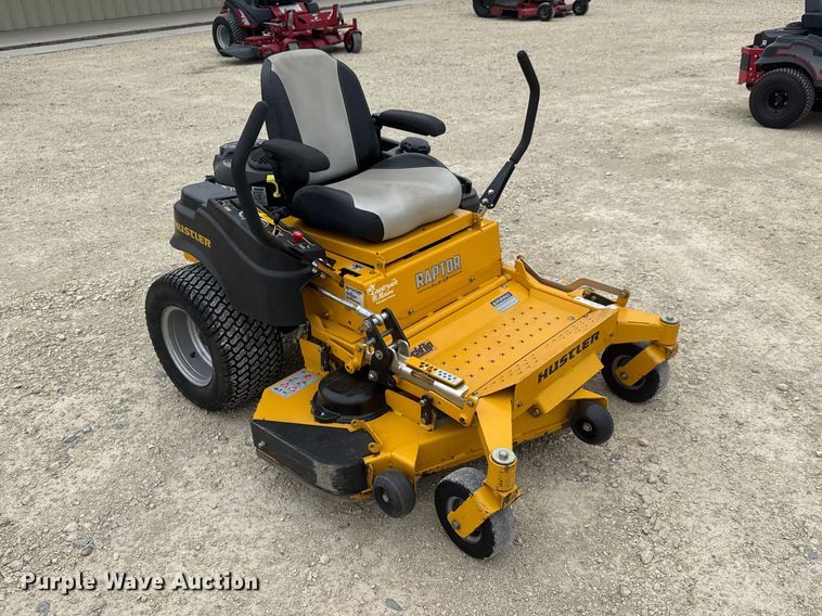 image for item ET1861 2016 Hustler Raptor Flip Up ZTR lawn mower