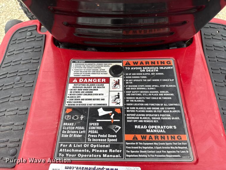 image for item ET1863 2013 Troy-Bilt Bronco lawn mower