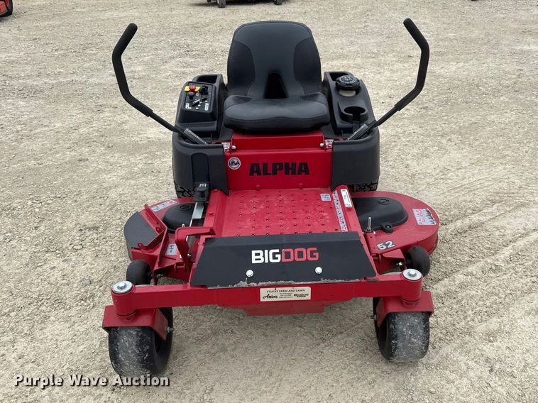 image for item ET1865 Big Dog Alpha ZTR lawn mower