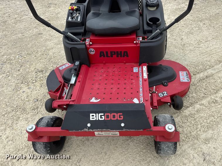 image for item ET1865 Big Dog Alpha ZTR lawn mower