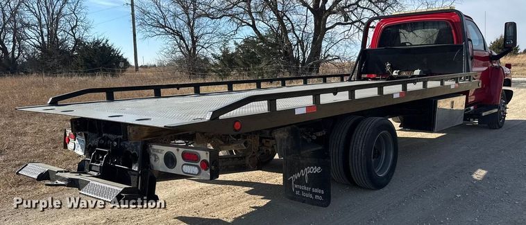 image for item ET4130 2007 GMC C5500 rollback truck