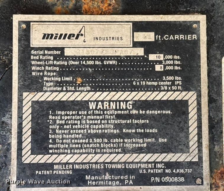 image for item ET4130 2007 GMC C5500 rollback truck