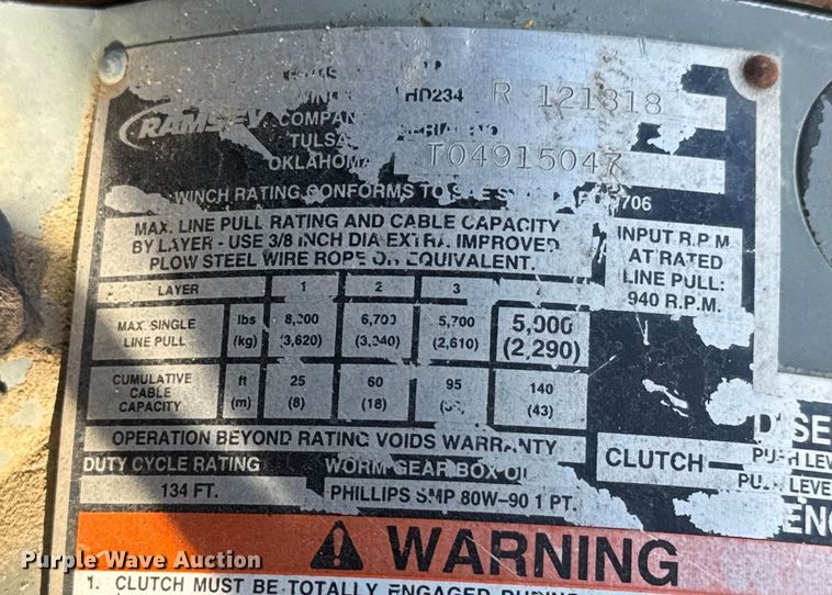 image for item ET4130 2007 GMC C5500 rollback truck