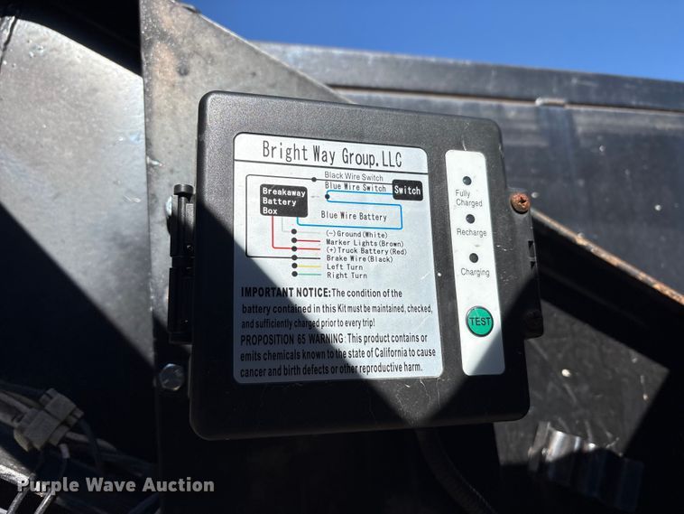 image for item EU0351 2016 Maxey equipment trailer