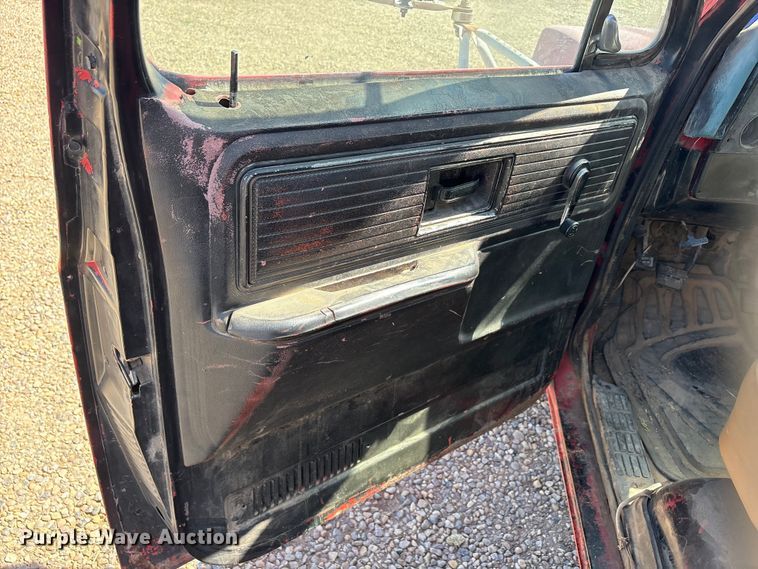 image for item EU0408 1983 Chevrolet C30 flatbed pickup truck