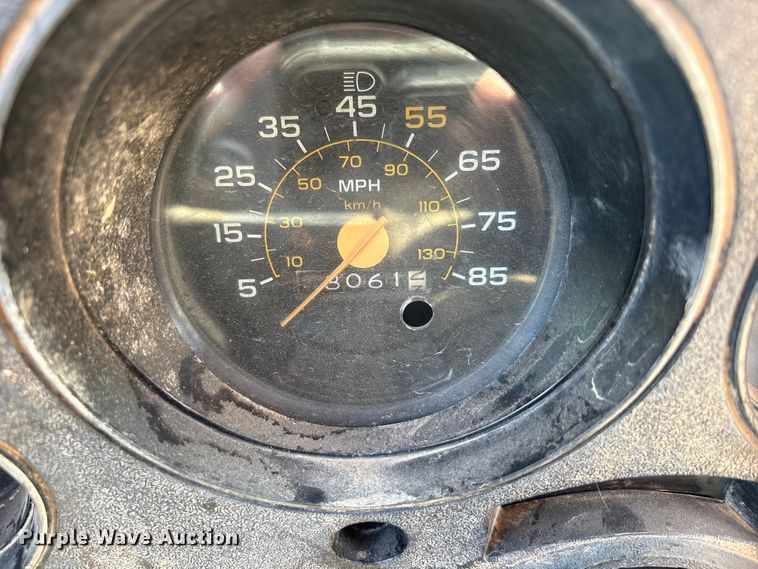 image for item EU0408 1983 Chevrolet C30 flatbed pickup truck