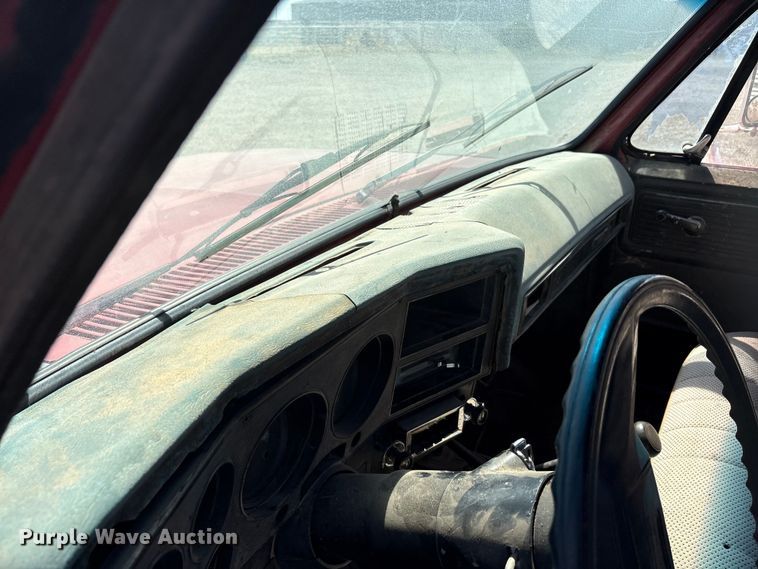 image for item EU0408 1983 Chevrolet C30 flatbed pickup truck