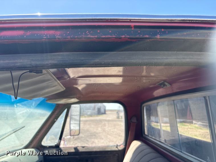 image for item EU0408 1983 Chevrolet C30 flatbed pickup truck