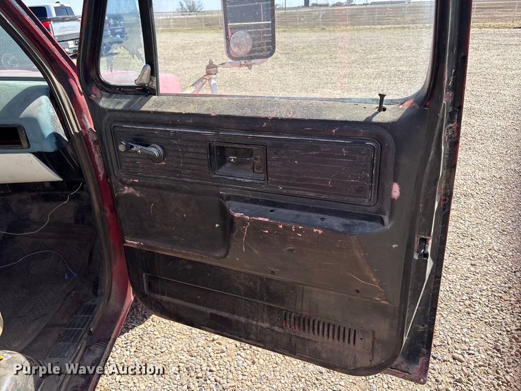 image for item EU0408 1983 Chevrolet C30 flatbed pickup truck