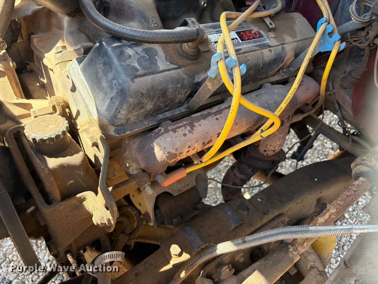 image for item EU0408 1983 Chevrolet C30 flatbed pickup truck