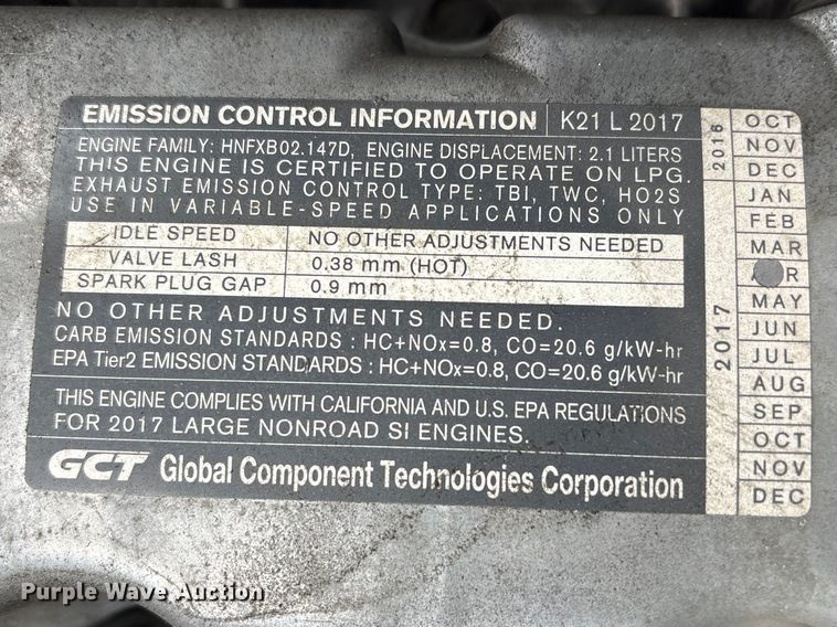 image for item EU7470 2017 UniCarriers CFS40 forklift