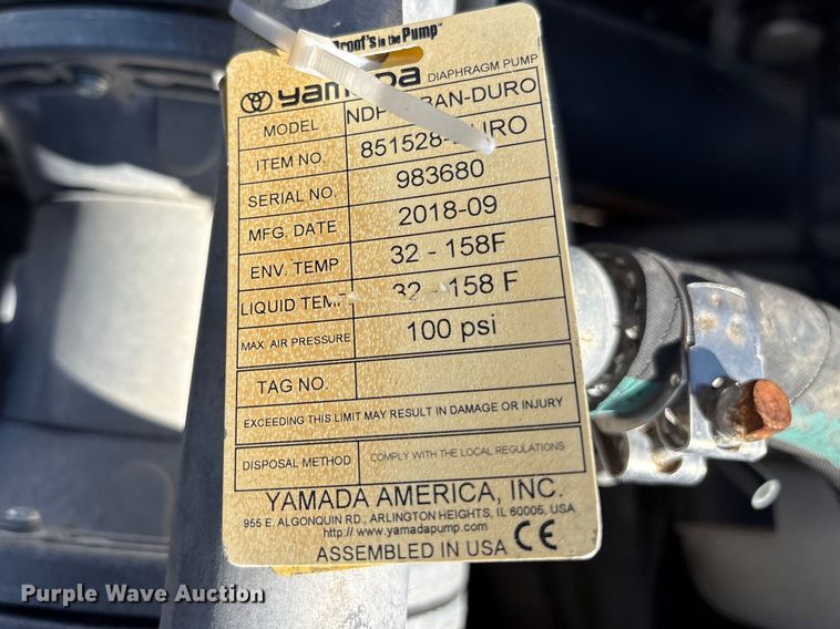 image for item EU8602 Heritage industries lube skid