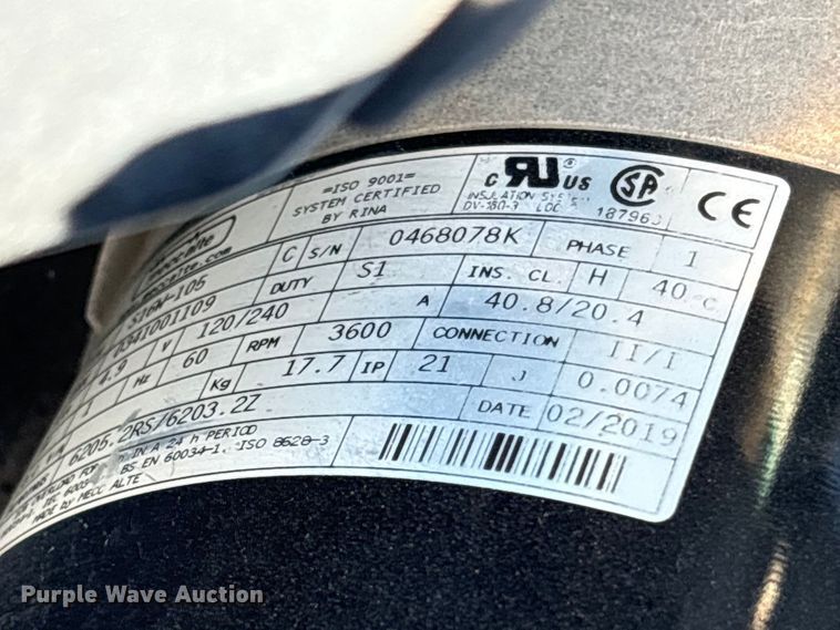 image for item EU8602 Heritage industries lube skid