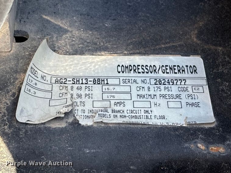 image for item EU8602 Heritage industries lube skid