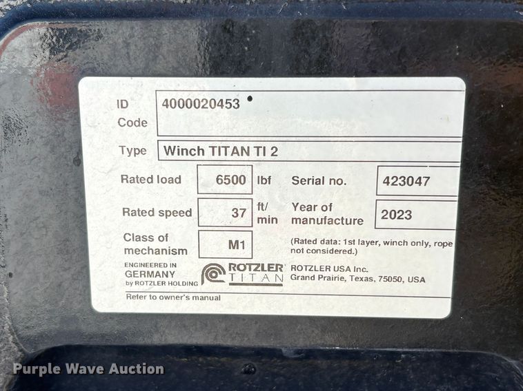 image for item EU8605 2023 Stellar 12621 crane