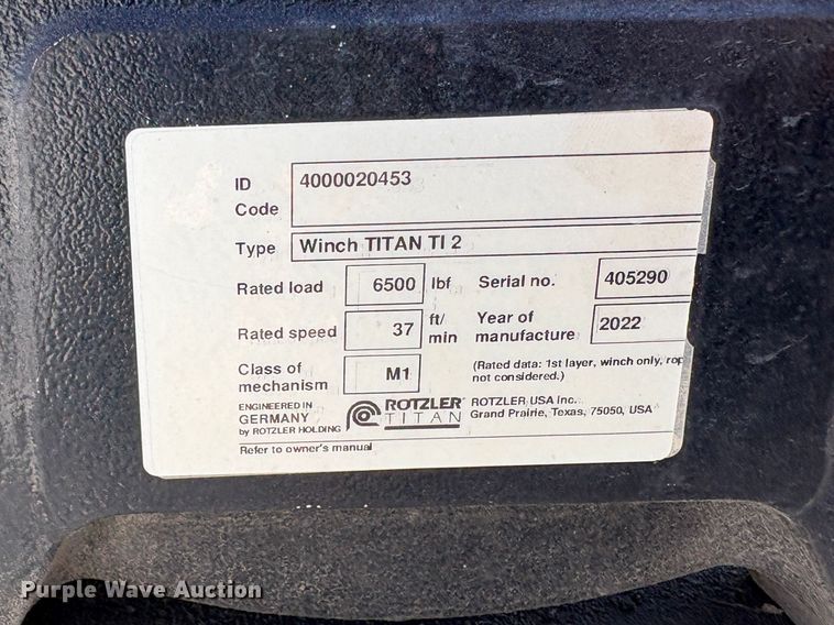 image for item EU8606 2022 Stellar 12621 crane