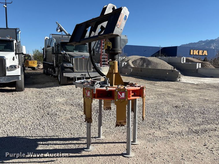 image for item EU8614 Mr Manhole Six Shooter skid steer manhole cutter