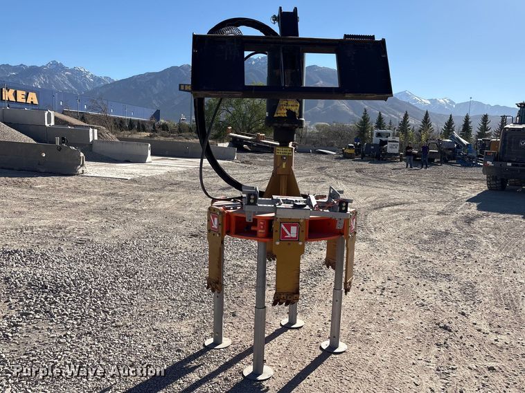 image for item EU8614 Mr Manhole Six Shooter skid steer manhole cutter