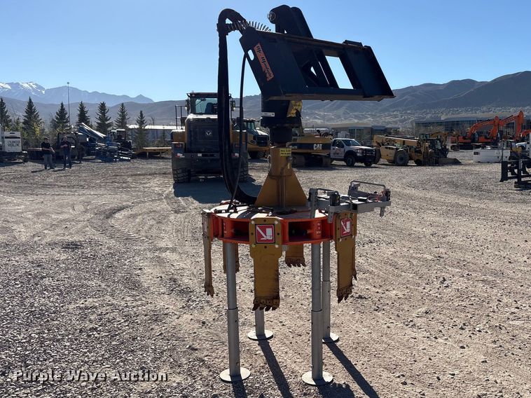 image for item EU8614 Mr Manhole Six Shooter skid steer manhole cutter