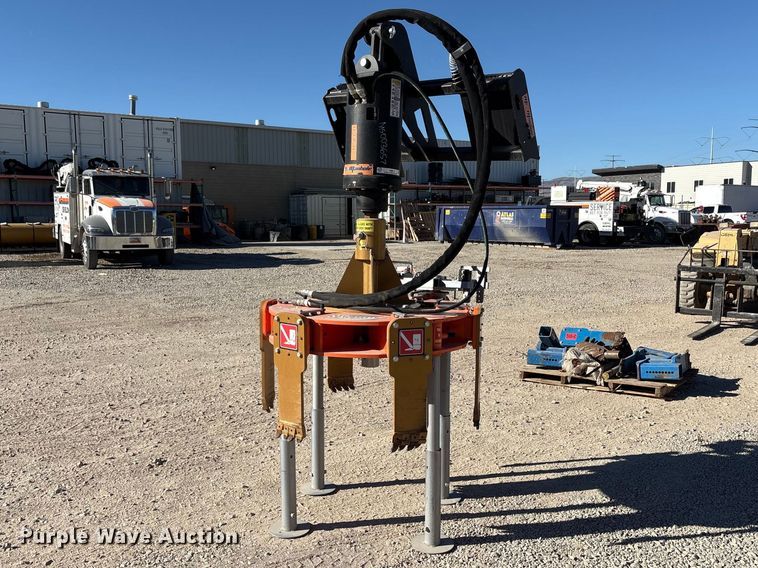 image for item EU8614 Mr Manhole Six Shooter skid steer manhole cutter