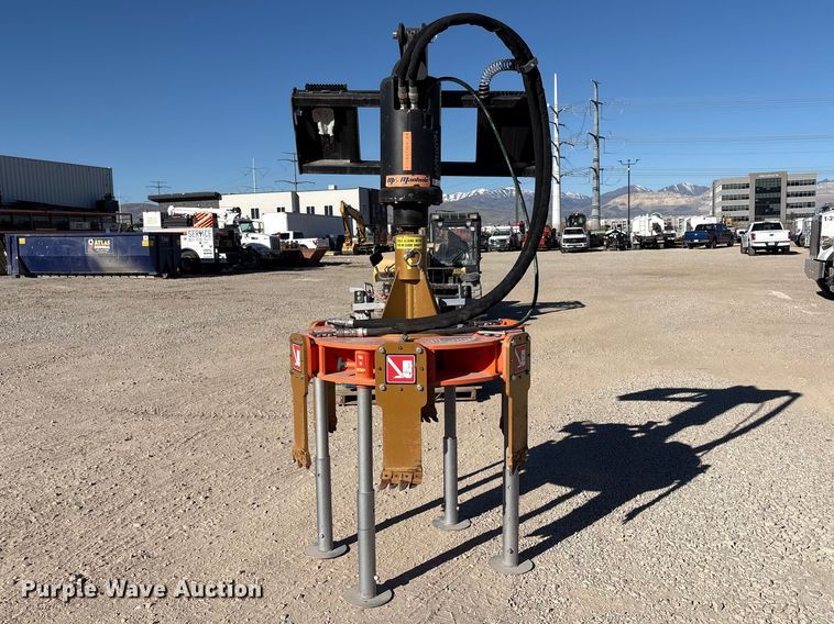 image for item EU8614 Mr Manhole Six Shooter skid steer manhole cutter