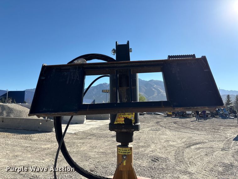 image for item EU8614 Mr Manhole Six Shooter skid steer manhole cutter