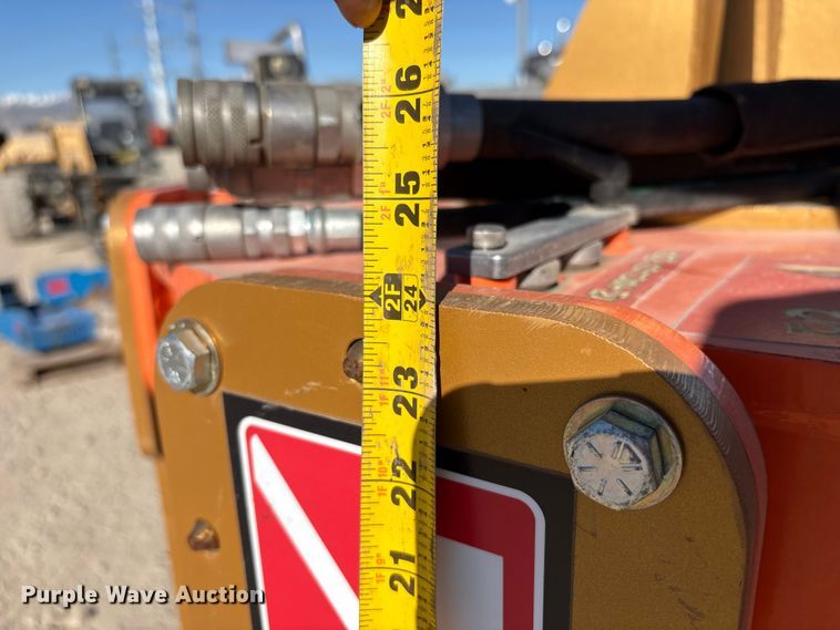 image for item EU8614 Mr Manhole Six Shooter skid steer manhole cutter