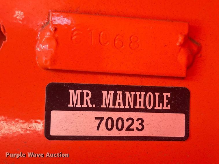 image for item EU8614 Mr Manhole Six Shooter skid steer manhole cutter
