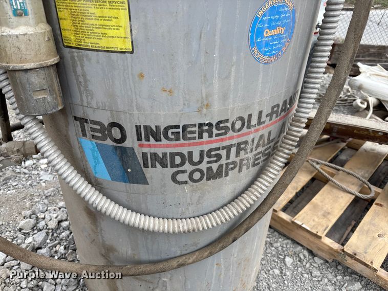 image for item EV2028 Ingersoll Rand T30 air compressor