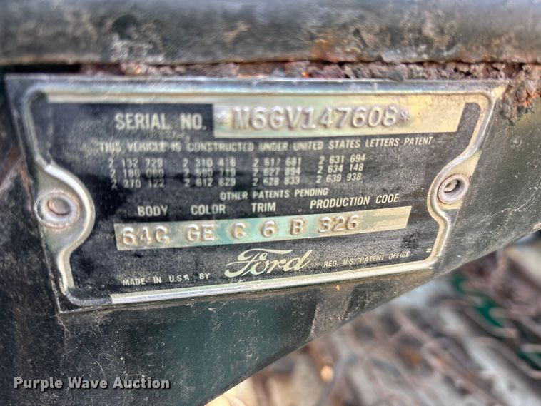 image for item EV2039 1956 Ford Crown Victoria Fairlane coupe