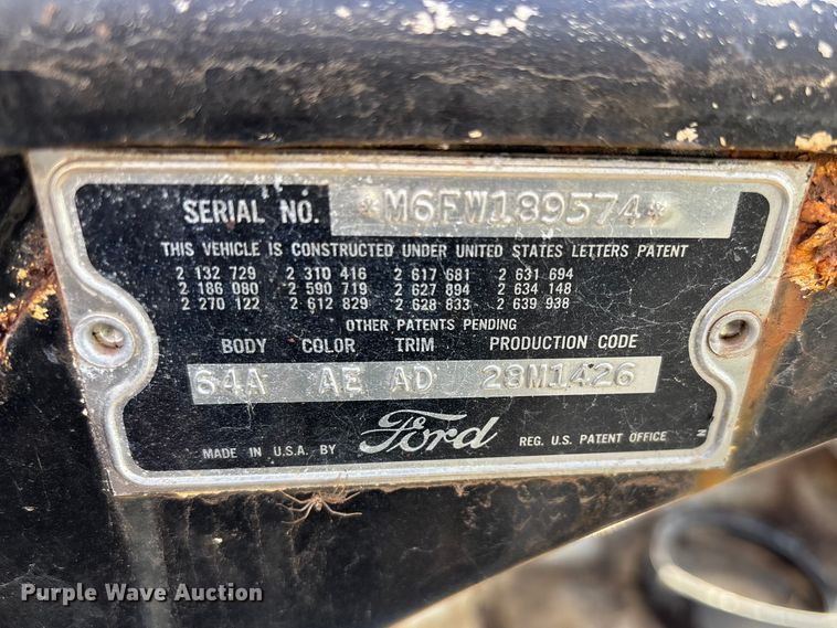 image for item EV2040 1956 Ford Crown Victoria coupe